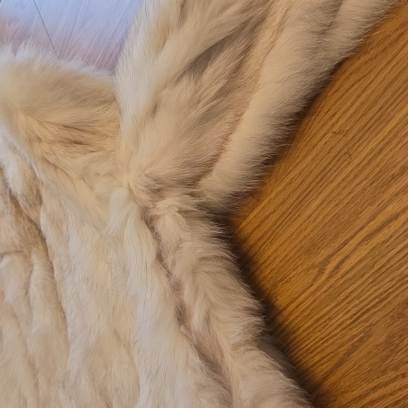 Vintage Murano Genuine Blue Fox Fur Jacket Size Medium - Picture 13 of 13